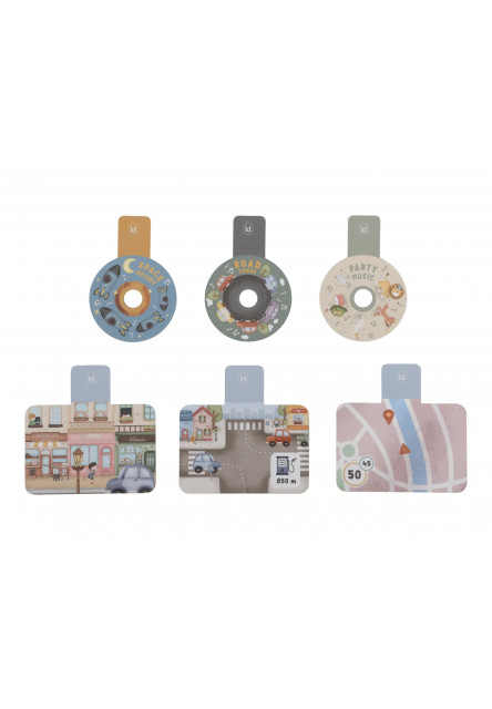 Pult s aktivitami a volantom drevený