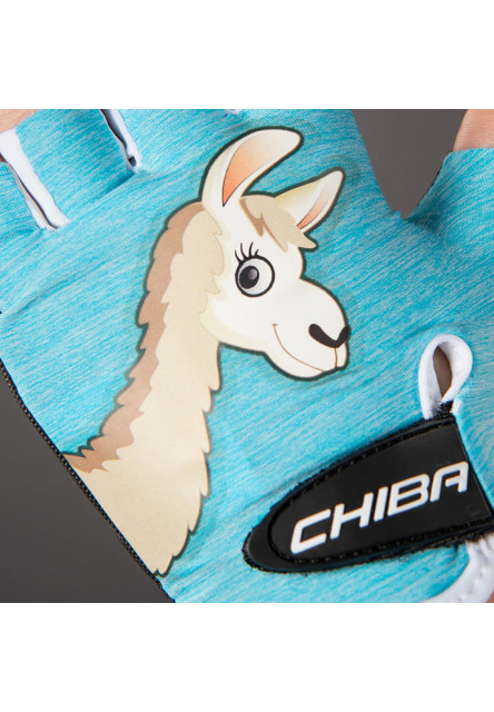 Chiba Detské cyklistické rukavice Cool Kids Lama L