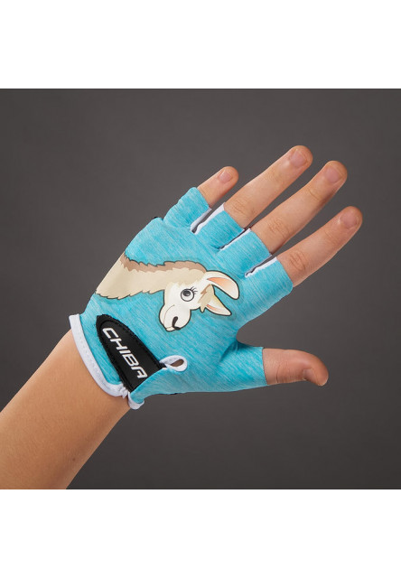 Chiba Detské cyklistické rukavice Cool Kids Lama S
