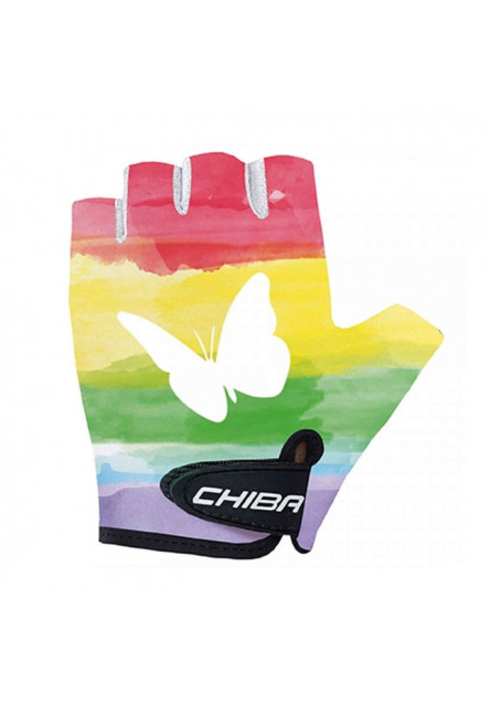 Chiba Detské cyklistické rukavice COOL Kids Papillon XS