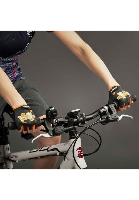 Chiba Detské cyklistické rukavice COOL KIDS Crocodile XS