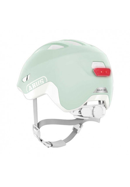 ABUS Detská cyklistická prilba Smiley 3.0 ACE LED pure mint 2026 S