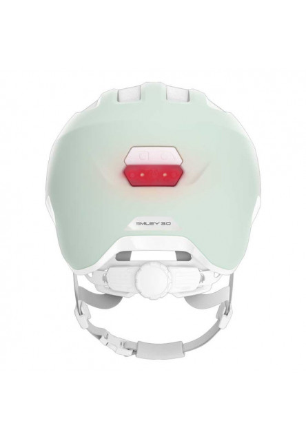 ABUS Detská cyklistická prilba Smiley 3.0 ACE LED pure mint 2026 S