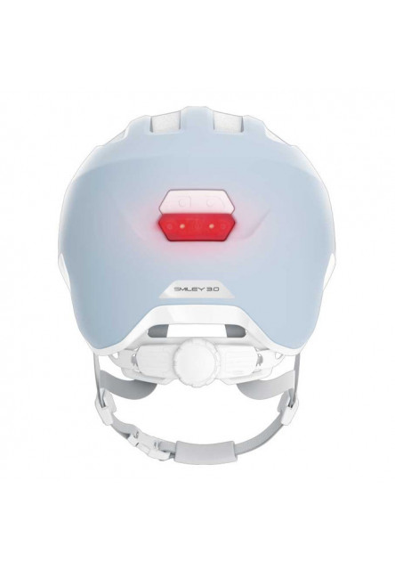 ABUS Detská cyklistická prilba Smiley 3.0 ACE LED pure aqua 2026 M