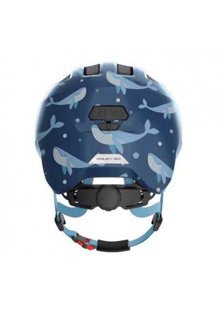 ABUS Detská cyklistická prilba Smiley 3.0 blue whale 2026 M