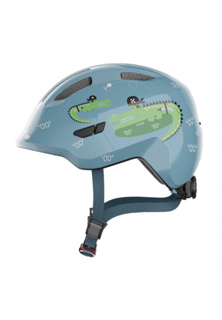 ABUS Detská cyklistická prilba Smiley 3.0 blue croco 2026 M
