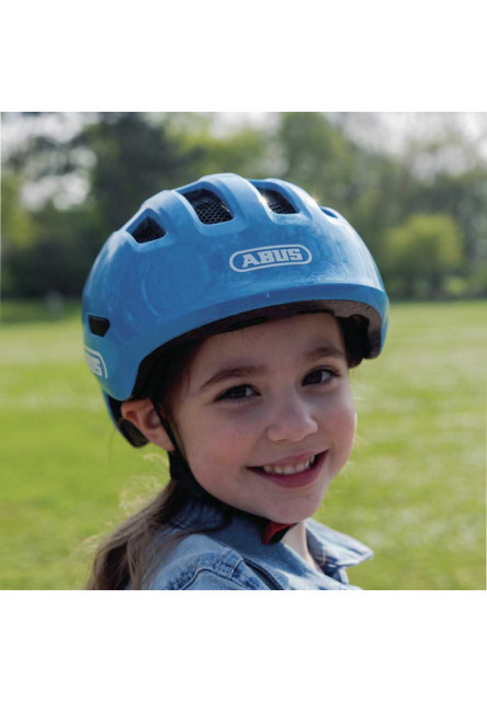 ABUS Detská cyklistická prilba Smiley 3.0 shiny green 2026 M