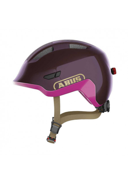 ABUS Detská cyklistická prilba Smiley 3.0 ACE LED royal purple 2026 S