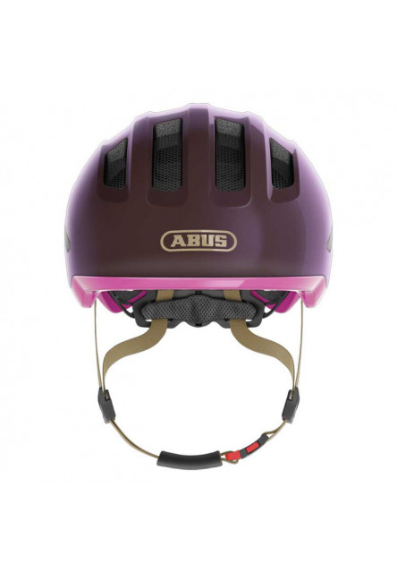 ABUS Detská cyklistická prilba Smiley 3.0 ACE LED royal purple 2026 M