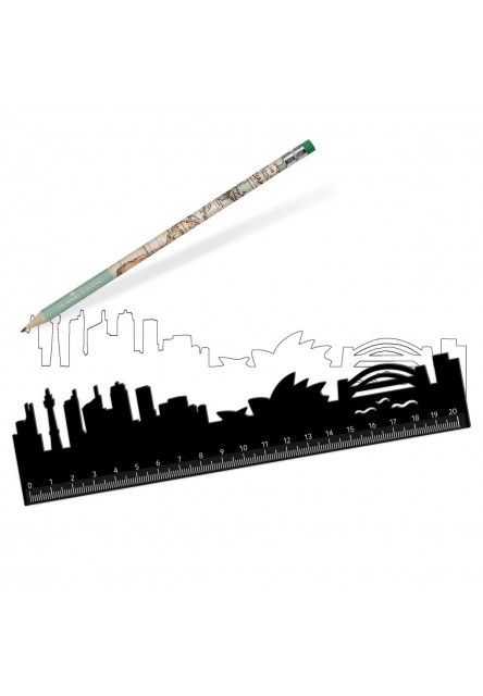 Pravítko Legami Follow The Skyline - Ruler - Sydney - 20 cm
