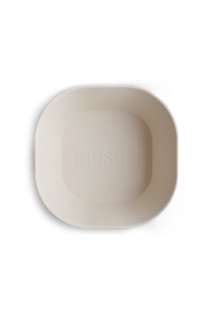 Hranaté obedové misky mushie - sage