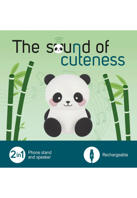 Reproduktor 2 v 1Legami The Sound Of Cuteness - Wireless Speaker With Stand - Panda