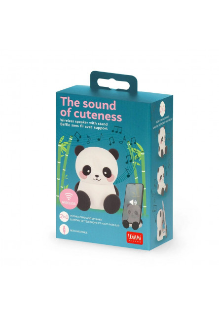 Reproduktor 2 v 1Legami The Sound Of Cuteness - Wireless Speaker With Stand - Panda