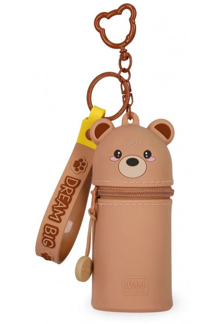 Peňaženka na mince Legami Mini Kawaii - Coin Purse With Key Ring - Teddy Bear