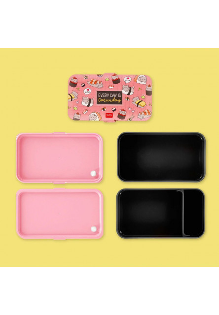 Box na desiatu Legami Lunch Box - Sushi Cat - 1200 Ml