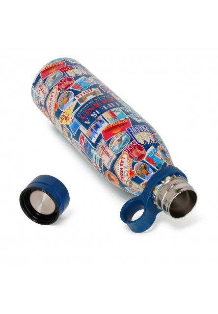 Termo fľaša Legami Hot & Cold - Vacuum Bottle - Travel - Stickers - 800 Ml
