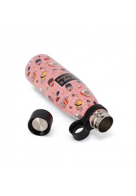 Termo fľaša Legami Hot & Cold - Vacuum Bottle - Sushi Cat - 500 Ml