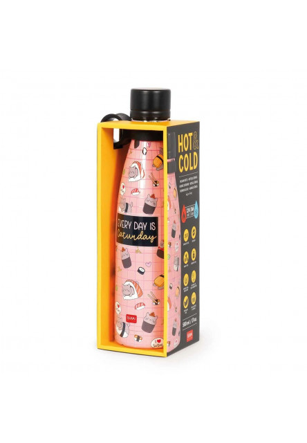 Termo fľaša Legami Hot & Cold - Vacuum Bottle - Sushi Cat - 500 Ml