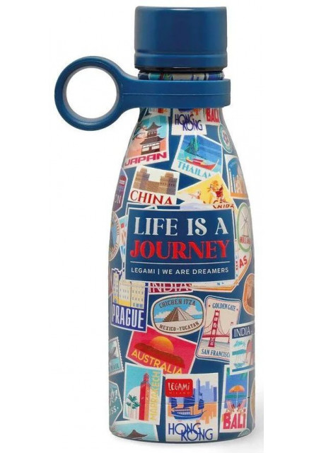 Termo fľaša Legami Hot & Cold - Vacuum Bottle - Travel - Stickers - 300 Ml
