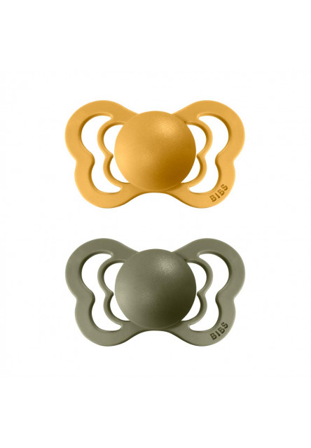 Couture ortodontický cumlík z prírodného kaučuku 2ks - veľkosť 2 (Honey Bee / Olive)