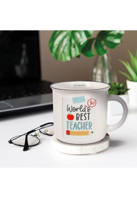 Hrnček Legami Cup-Puccino - New Bone China Porcelain Mug - Teacher