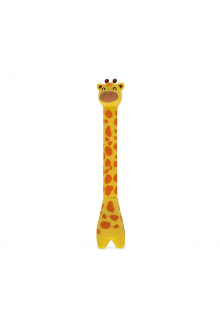 Guľôčkové pero Legami Stand-Ink Ovation - Ballpoint Pen With Base - Giraffe - 1 mm - Blue Ink