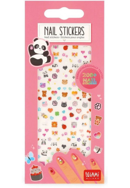 Samolepky na nechty Legami Nail Stickers - Cute Animals