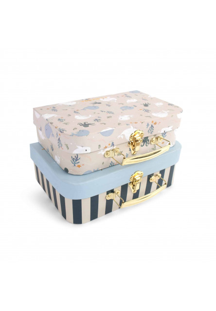 Set kufríkov na hranie a uskladnenie - christian´s whale tales - 2ks