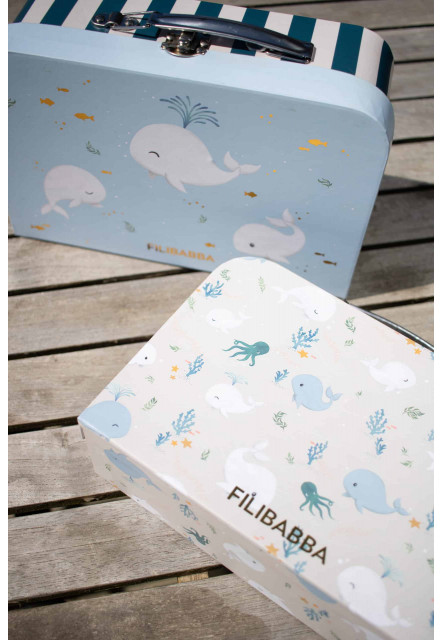 Set kufríkov na hranie a uskladnenie - christian´s whale tales - 2ks