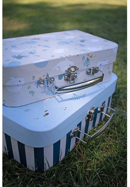 Set kufríkov na hranie a uskladnenie - christian´s whale tales - 2ks