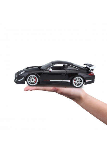 Bburago - Autá HOBBY, Porsche 911 GT3 RS 4.0, čierna, 1:18