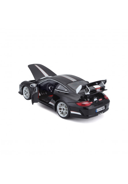 Bburago - Autá HOBBY, Porsche 911 GT3 RS 4.0, čierna, 1:18