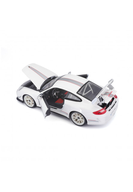 Bburago - Autá HOBBY, Porsche 911 GT3 RS 4.0, biela, 1:18