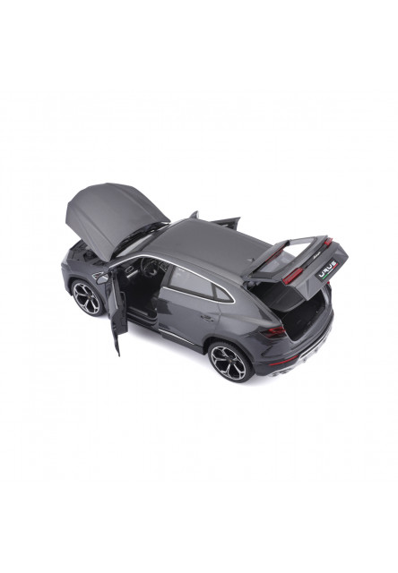 Bburago - Autá HOBBY, Lamborghini Urus, metal šedá, 1:18