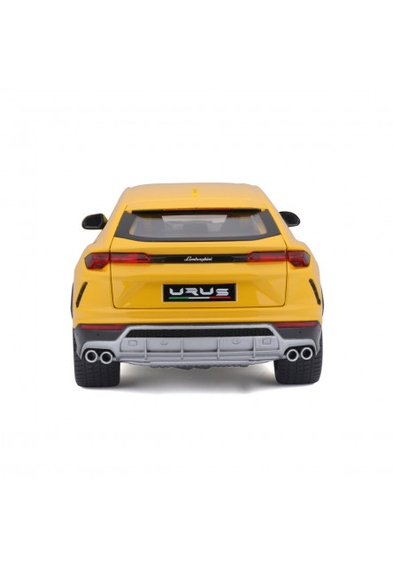 Bburago - Autá HOBBY, Lamborghini Urus, žltá, 1:18