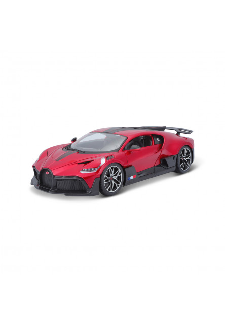 Bburago - Autá HOBBY, Bugatti Divo, červená metalíza, 1:18