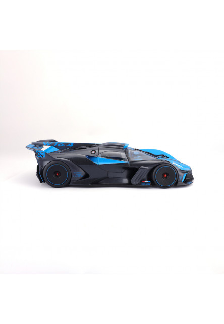 Bburago Plus - Autá HOBBY, Plus - Bugatti Bolide, modro-čierna, 1:18