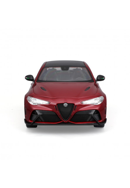 Bburago - Autá HOBBY, Alfa Romeo Giulia GTA, metal červená, 1:18