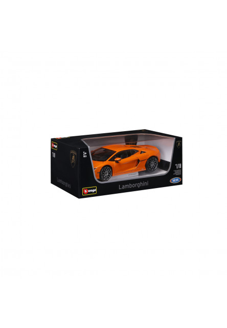 Bburago - Autá HOBBY, Lamborghini Temerario, oranžová, 1:18