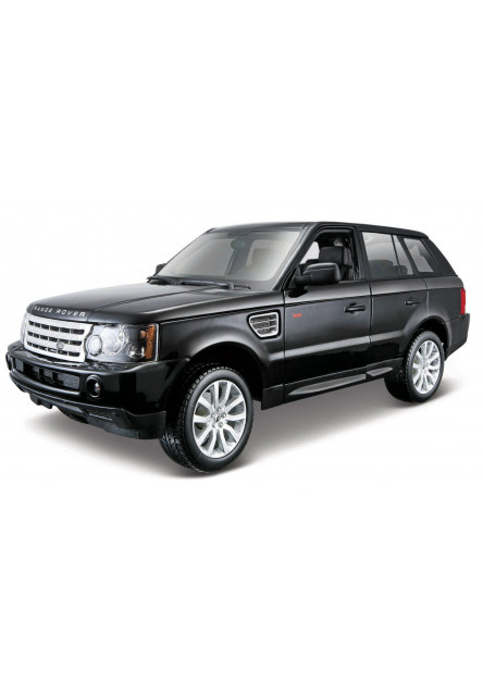 Bburago - Autá HOBBY- Range Rover Sport, čierna, 1:18