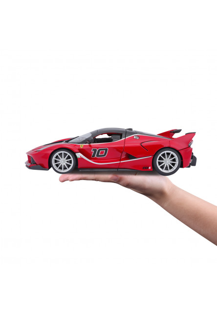 Bburago - RACE+PLAY, Ferrari FXX K, červená, 1:18