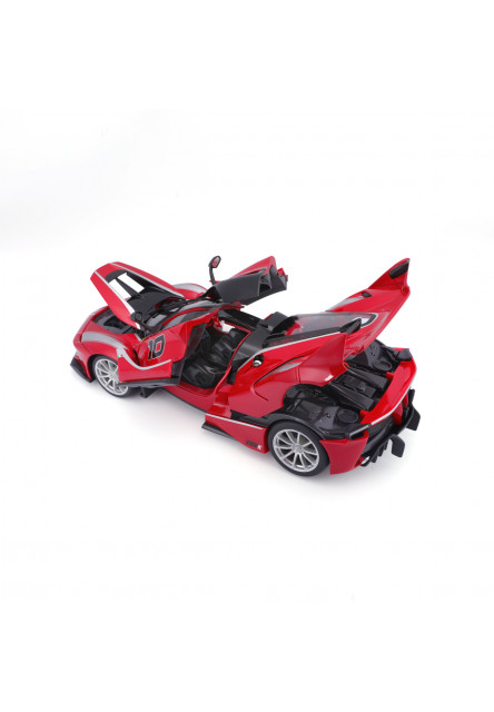 Bburago - RACE+PLAY, Ferrari FXX K, červená, 1:18