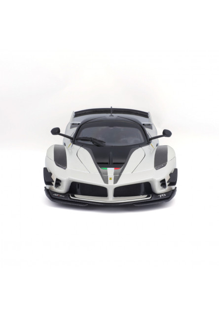 Bburago - RACE+PLAY, FERRARI TOP, FXX-K EVO, bielo-čierna, 1:18