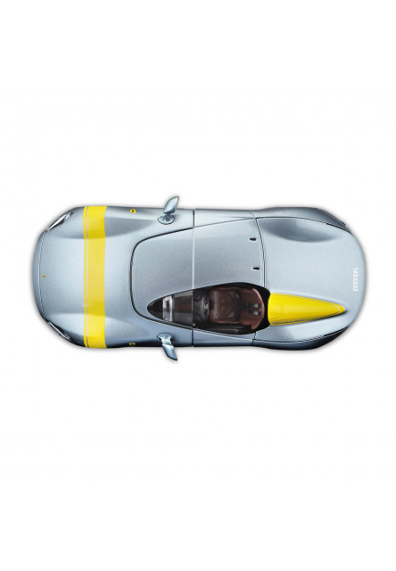 Bburago - RACE+PLAY, Ferrari Monza SP1, strieborná, 1:18