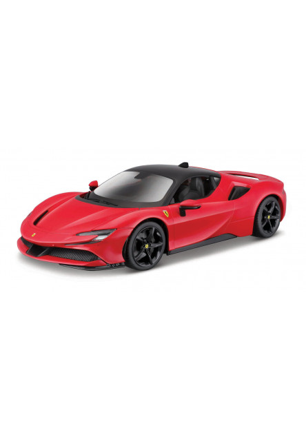 Bburago - RACE+PLAY, Ferrari SF90 Stradale, červená, 1:18