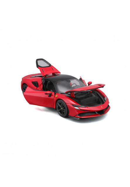 Bburago - RACE+PLAY, Ferrari SF90 Stradale, červená, 1:18