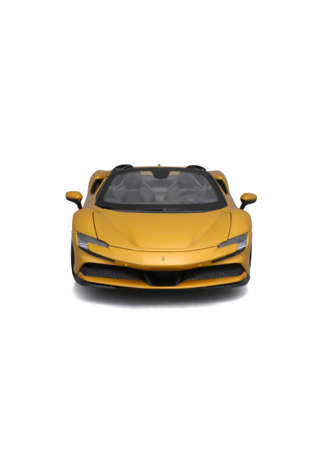 Bburago - RACE+PLAY, Ferrari SF90 Spider, zlatá, 1:18