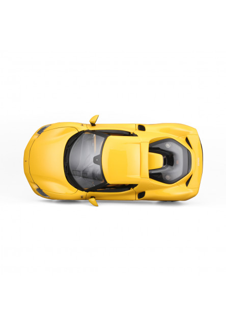 Bburago - RACE+PLAY, Ferrari, Ferrari 296 GTB, žltá, 1:18