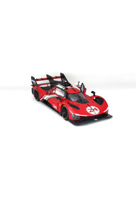 Bburago - RACING, FERRARI 499P MODIFICATA, červená, 1:18