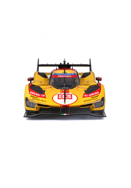 Bburago - RACING, FERRARI 499P, žltá, 1:18